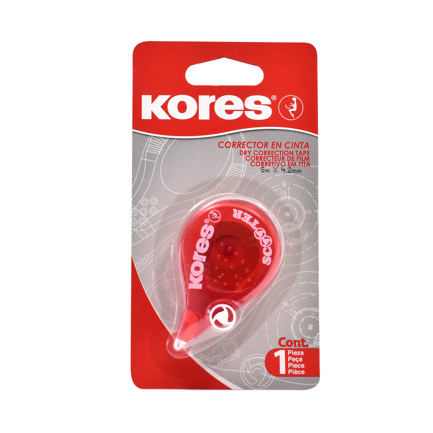 Corrector kores scooter tipo cinta 8m x 4.2mm blister