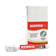 PLUMA CORRECTORA KORES METAL TIP 8MM C/12 - Vista 10