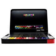 Colores de madera semi profesionales Kores estuche metal c/50 piezas - Vista 9
