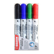 MARCADOR KORES P/PIZARRON BLANCO C/4 COLORES - Vista 5