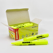 RESALTADOR KORES K-MARKER XH12 AMARILLO C/12 - Vista 10