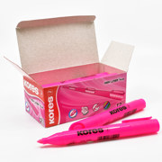 RESALTADOR KORES K-MARKER XH12 ROSA C/12 - Vista 10