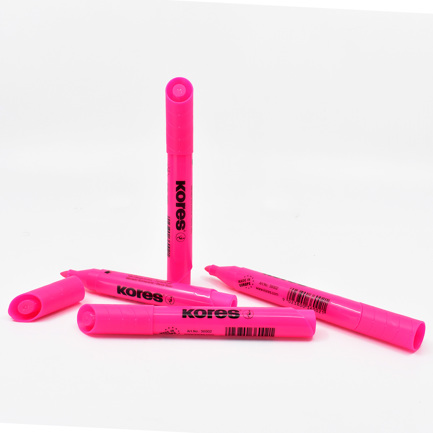RESALTADOR KORES K-MARKER XH12 ROSA C/12 - Vista 4