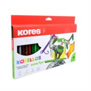 Plumones Lavables Kores Korello de Punta Cónica Estuche C/24 Colores Surtidos - Vista 11