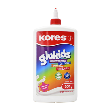 PEGAMENTO LIQUIDO KORES BLANCO GLUKIDS 500GRS