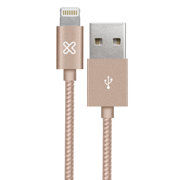 Cable USB Klip Xtreme KAC-010RG Compatible iPhone  iPad  iPod 1 metro de largo Color Oro Rosa - Vista 4