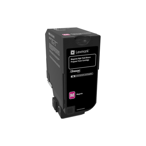 Tóner Lexmark Alto Rendimiento Programa Retorno CS725de Color Magenta - Vista 2