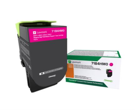 Toner lexmark magenta extra alto rendimiento cs417/cx417