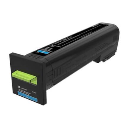 Toner lexmark alto rendimiento cyan cs820