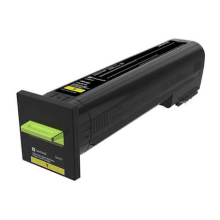 Toner lexmark alto rendimiento amarillo cs820