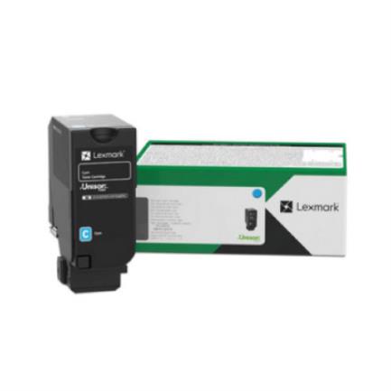 Tóner lexmark rendimiento 10500 páginas color cian para cs/cx730
