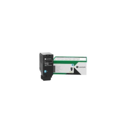 Cartucho de toner lexmark color cian del programa de devolucion para 5 mil paginas