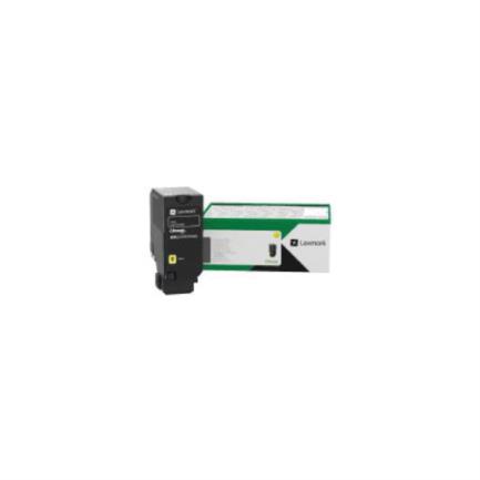 Cartucho de toner lexmark color amarillo del programa de devolucion para 5 mil paginas