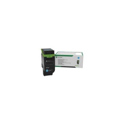 T&oacute;ner lexmark rendimiento 2000 p&aacute;ginas color cian para cs531/cs632/cx532/cx635