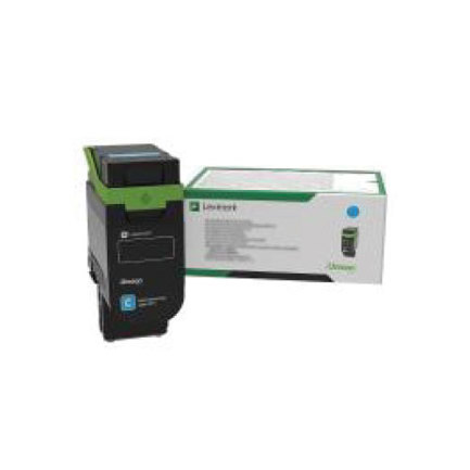 T&oacute;ner lexmark rendimiento de 11700 p&aacute;ginas color cian para cs632/cx635