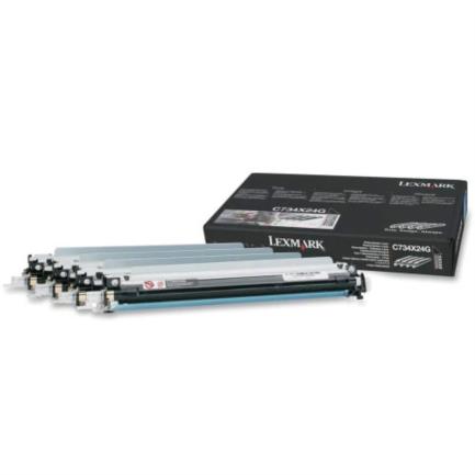 Kit fotoconductor lexmark 20000 p&aacute;ginas para c/x73x/74x c/4 pzas