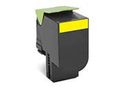 TONER LEXMARK 70C80Y0 AMARILLO PROGRAMA RETORNO - Vista 3
