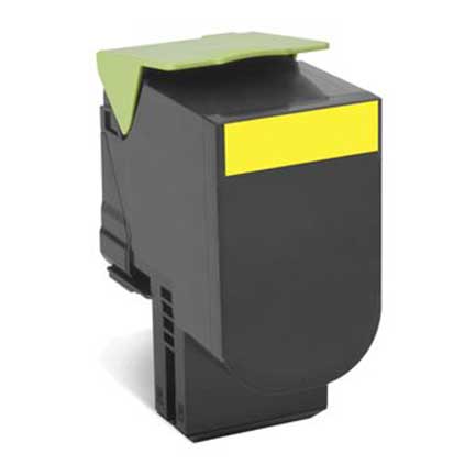 Toner lexmark 80c8sy0 rendimiento estandar retorno amarillo