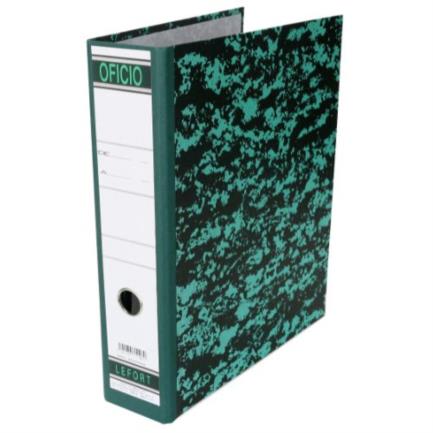 Registrador Lefort 0002 Clásico Oficio Marmoleado S/Index