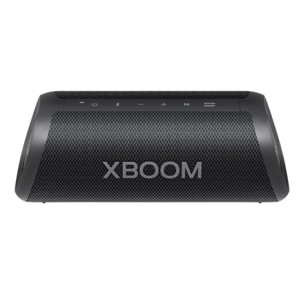 Bocina bluetooth portátil lg xboom go xg5qbk ip67 y batería de 18 horas de duración 30w