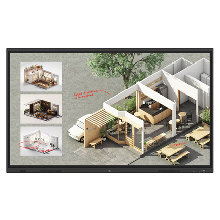 Pantalla LG 75" 75TR3DQ Touch 4k UHD 3840×2160 Munti Touch 40 puntos max
