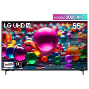 Televisor LG 55" UHD AI UA75 4K Smart TV 2025 - Vista 3