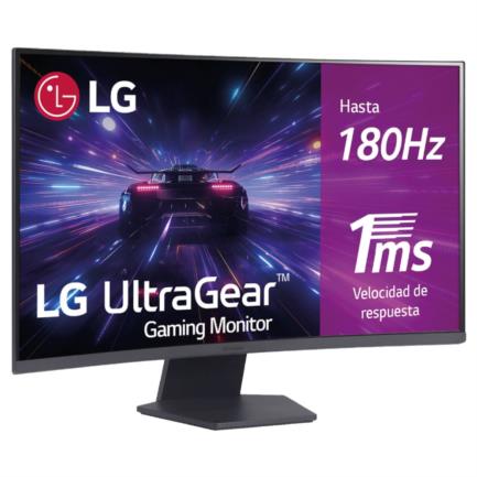 Monitor lg ultragear 32" qhd 2560 x 1440 va display curvo 180hz 1ms gtg amd freesync