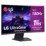 Monitor LG UltraGear 27 " QHD 2560 x 1440 VA Display Curvo 180Hz 1ms GtG AMD FreeSync - Vista 3