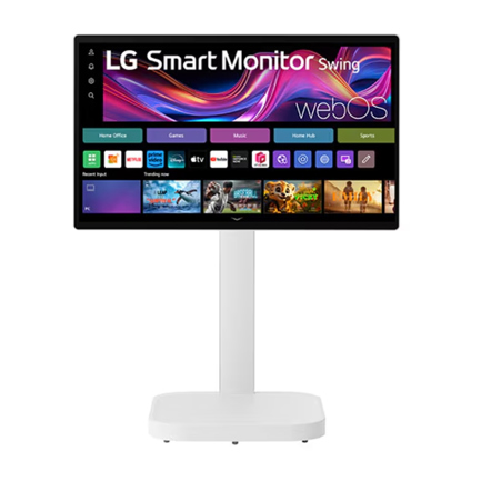 Monitor lg inteligente swing de 31.5" 4k uhd 3840x2160 ips con pantalla t&aacute;ctil y soporte rodante