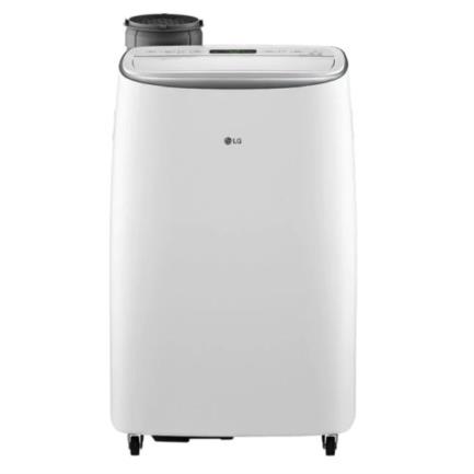 Aire acondicionado lg portátil inverter enfriamiento 14000 btu/h compresor dual temporizador color blanco