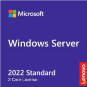 Windows server lenovo 2022 standard additional license 2 core no media-key/reseller pos only
