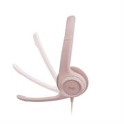 Audífonos Logitech USB H390 para Computadora con Audio Dígital Mejorado Control en Cable Color Rosa - Vista 10