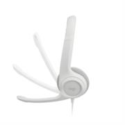 Audífonos Logitech USB H390 para Computadora con Audio Dígital Mejorado Control en Cable Color Blanco Crudo - Vista 10