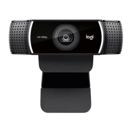Camara web logitech c922 pro para streaming hd 1080p usb color negro
