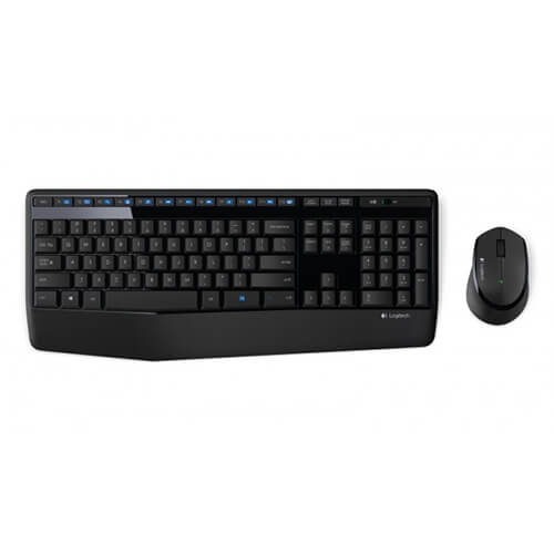 Teclado y Mouse Logitech MK345 Inalámbrico 1000 dpi USB Color Negro - Vista 2