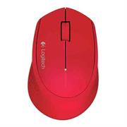 Mouse Óptico Logitech M280 Inalámbrico Color Rojo - Vista 3