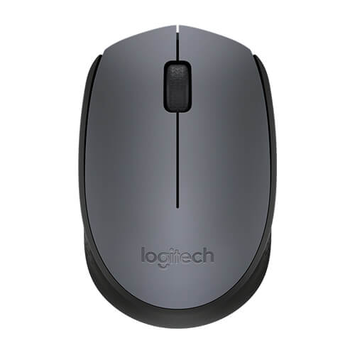 Mouse Logitech M170 Inalámbrico Plug and Play USB Color Negro-Gris - MAS RECIO