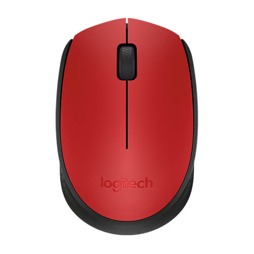 Mouse Logitech M170 Inalámbrico Plug and Play USB Color Rojo - MAS RECIO