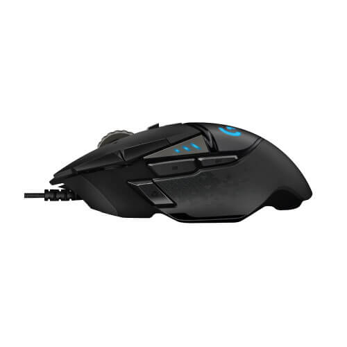 Mouse Logitech(D90) G502 Gaming Hero Alámbrico Alto Rendimiento Color Negro - Vista 2
