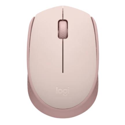 Mouse logitech m170 inal&aacute;mbrico simplicidad de plug-play 1000dpi color rosa