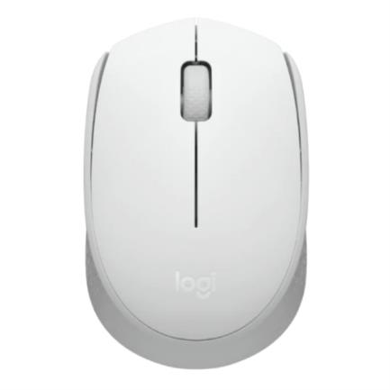 Mouse logitech m170 inal&aacute;mbrico simplicidad de plug-play 1000dpi color blanco crudo