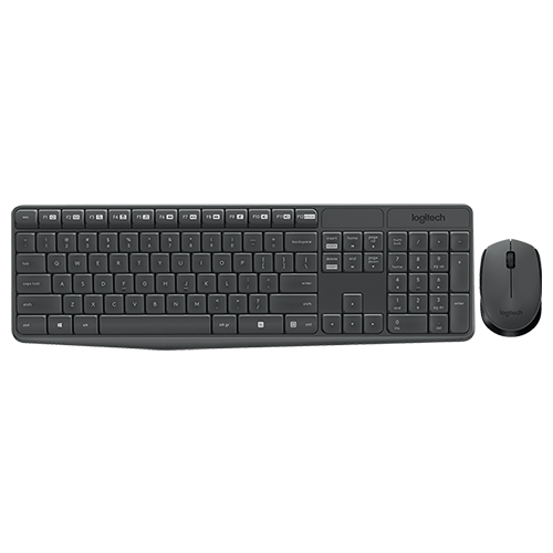 Kit Teclado y Mouse Logitech MK235 Inalámbrico USB Color Negro - Vista 7