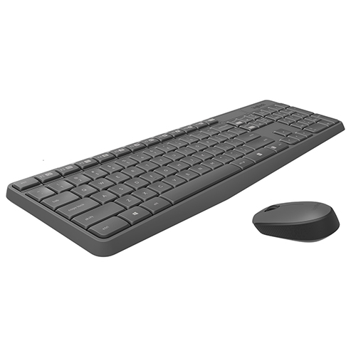 Kit Teclado y Mouse Logitech MK235 Inalámbrico USB Color Negro - Vista 9