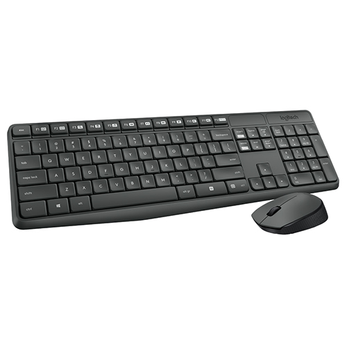 Kit Teclado y Mouse Logitech MK235 Inalámbrico USB Color Negro - Vista 10