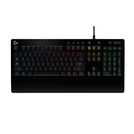 Teclado logitech g213 prodigy gaming rgb usb color negro