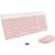 Teclado y Mouse Logitech MK470 Inalámbrico Nano Receptor USB Color Rosa - Vista 7