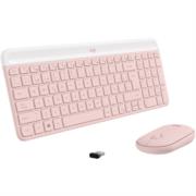 Teclado y Mouse Logitech MK470 Inalámbrico Nano Receptor USB Color Rosa - Vista 6