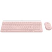Teclado y Mouse Logitech MK470 Inalámbrico Nano Receptor USB Color Rosa - Vista 8