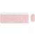 Teclado y Mouse Logitech MK470 Inalámbrico Nano Receptor USB Color Rosa - Vista 5