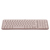 Teclado Logitech K250 Bluetooth Rosa - Vista 5